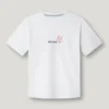 T-shirt com corte regular e estampado nas costas