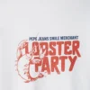 T-shirt com corte regular e estampado nas costas