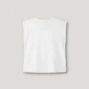 T-shirt com detalhes de franjas T-shirt com detalhes de franjas