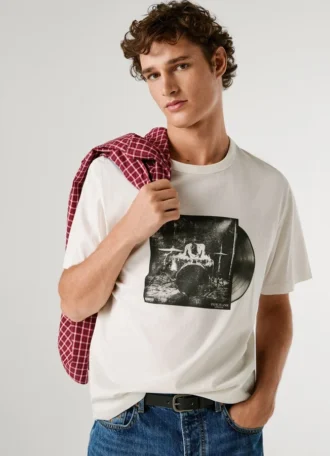 T-shirt com estampado fotográfico e corte regular