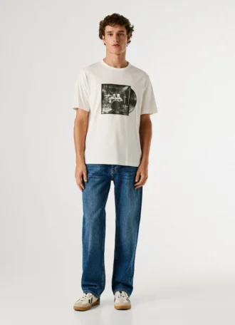 T-shirt com estampado fotográfico e corte regular