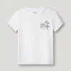 T-shirt com estampado nas costas T-shirt com estampado nas costas
