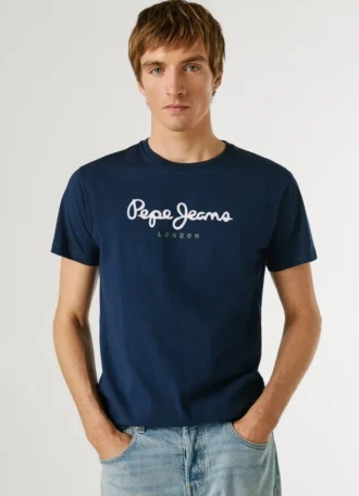 t shirt com logtipo de corte regular 1 2 330x456 - T-shirt com log&oacute;tipo de corte regular