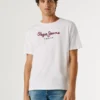 T-shirt com logótipo de corte regular T-shirt com logótipo de corte regular