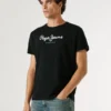 T-shirt com logótipo de corte regular T-shirt com logótipo de corte regular