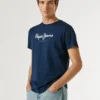 T-shirt com logótipo de corte regular T-shirt com logótipo de corte regular