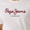 T-shirt com logótipo de corte regular T-shirt com logótipo de corte regular
