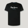 T-shirt com logótipo de corte regular T-shirt com logótipo de corte regular
