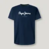 T-shirt com logótipo de corte regular T-shirt com logótipo de corte regular