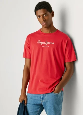 T-shirt com logótipo e corte regular