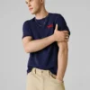 T-shirt com logótipo e corte regular T-shirt com logótipo e corte regular