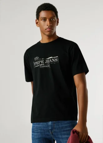 T-shirt com logótipo e corte regular