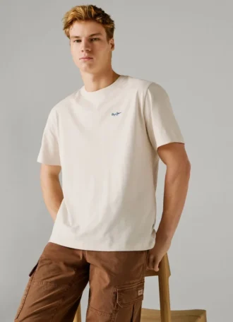 T-shirt com logótipo e corte regular