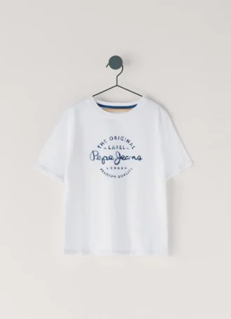 T-shirt com logótipo e corte regular