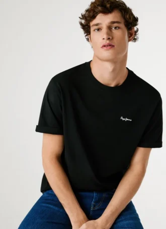 T-shirt com logótipo e corte regular