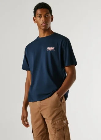 T-shirt com logótipo e corte regular