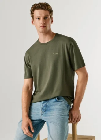 T-shirt com logótipo e corte regular