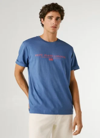 T-shirt com logótipo e corte regular