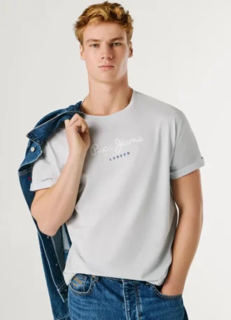 T-shirt com logótipo e corte regular