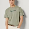 T-shirt com logótipo e corte regular T-shirt com logótipo e corte regular
