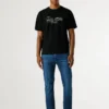 T-shirt com logótipo e corte regular T-shirt com logótipo e corte regular