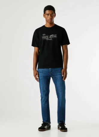 T-shirt com logótipo e corte regular