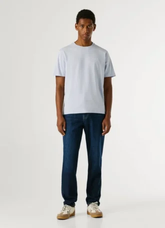 T-shirt com logótipo e corte regular T-shirt com logótipo e corte regular