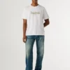 T-shirt com logótipo e corte regular T-shirt com logótipo e corte regular