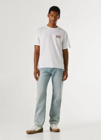 T-shirt com logótipo e corte regular