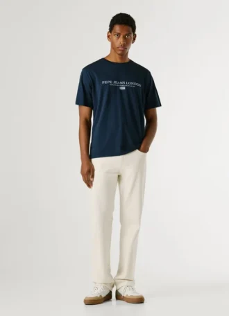 T-shirt com logótipo e corte regular