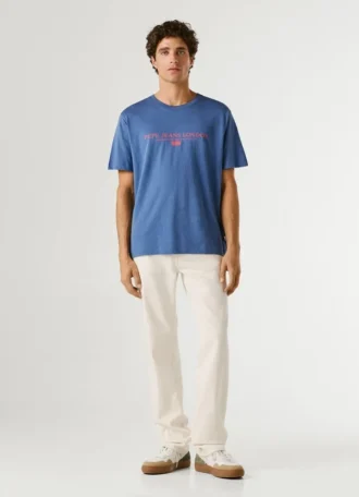T-shirt com logótipo e corte regular