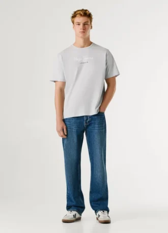 T-shirt com logótipo e corte regular