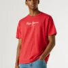 T-shirt com logótipo e corte regular T-shirt com logótipo e corte regular