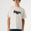 T-shirt com logótipo e corte regular T-shirt com logótipo e corte regular