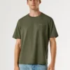 T-shirt com logótipo e corte regular T-shirt com logótipo e corte regular