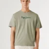 T-shirt com logótipo e corte regular T-shirt com logótipo e corte regular