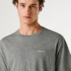 T-shirt com logótipo e corte regular T-shirt com logótipo e corte regular