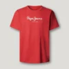 T-shirt com logótipo e corte regular T-shirt com logótipo e corte regular