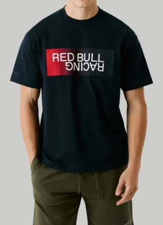 T-shirt com logótipo em efeito gradiente