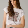 T-shirt com logótipo estampado T-shirt com logótipo estampado