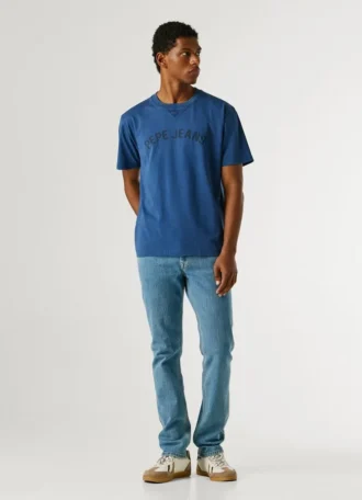 T-shirt com logótipo estampado