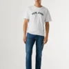 T-shirt com logótipo estampado
