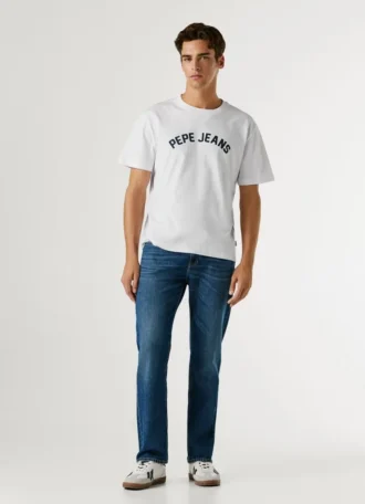 T-shirt com logótipo estampado T-shirt com logótipo estampado