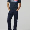 T-shirt com logótipo estampado