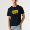 T-shirt com logótipo estampado