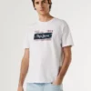T-shirt com logótipo estampado T-shirt com logótipo estampado