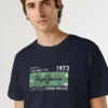 T-shirt com logótipo estampado T-shirt com logótipo estampado