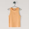 T-shirt com logótipo estampado e canelado