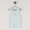T-shirt com logótipo estampado e canelado
