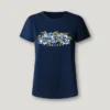T-shirt com logótipo floral estampado T-shirt com logótipo floral estampado